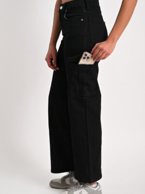 JEANS CARGO NEGRO