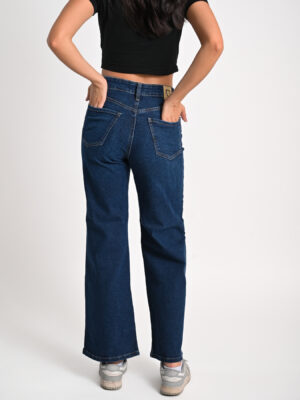 JEANS WIDE LEG AZUL